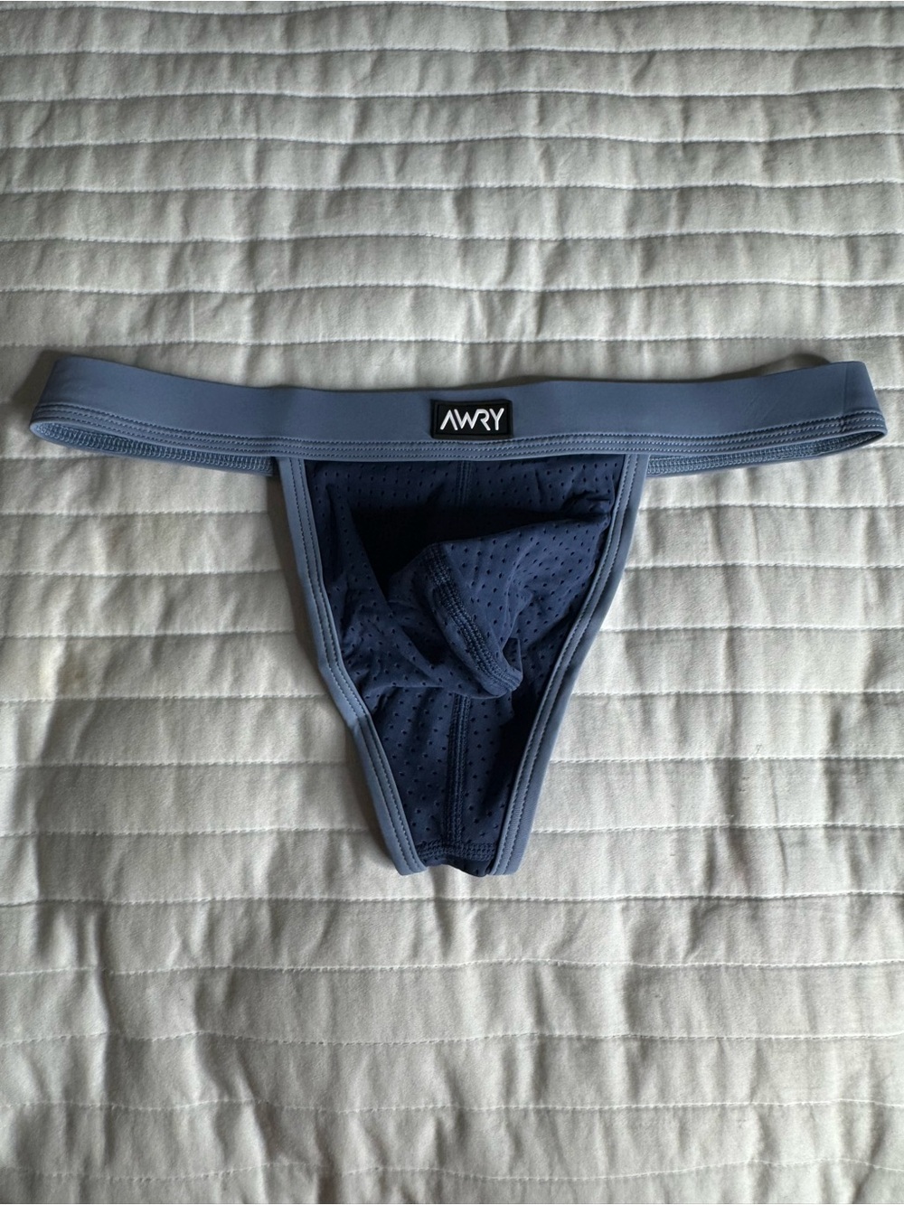 AVRY Men’s Navy Blue Breathable Thong